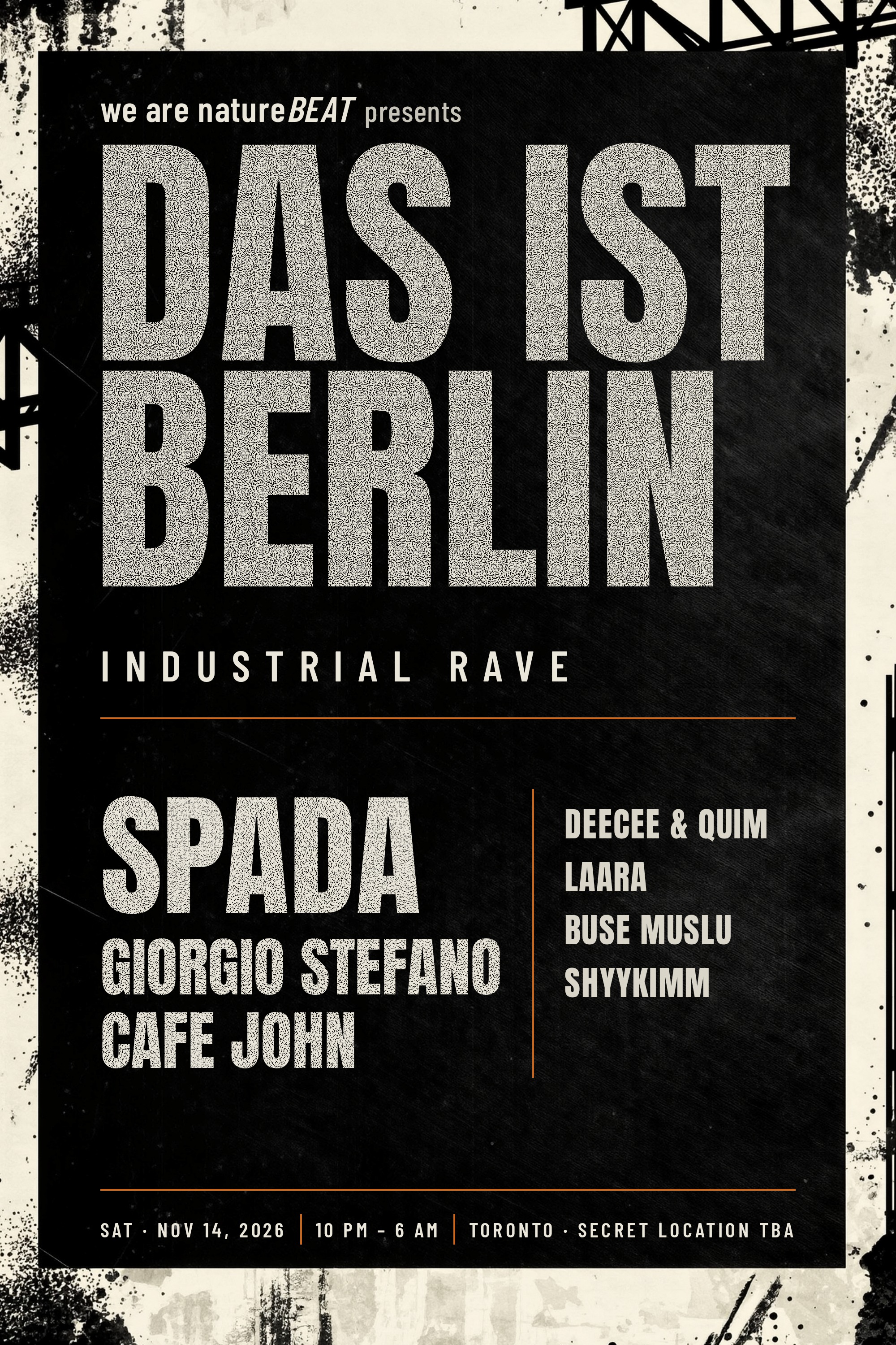 DAS IST BERLIN - Industrial Rave flyer