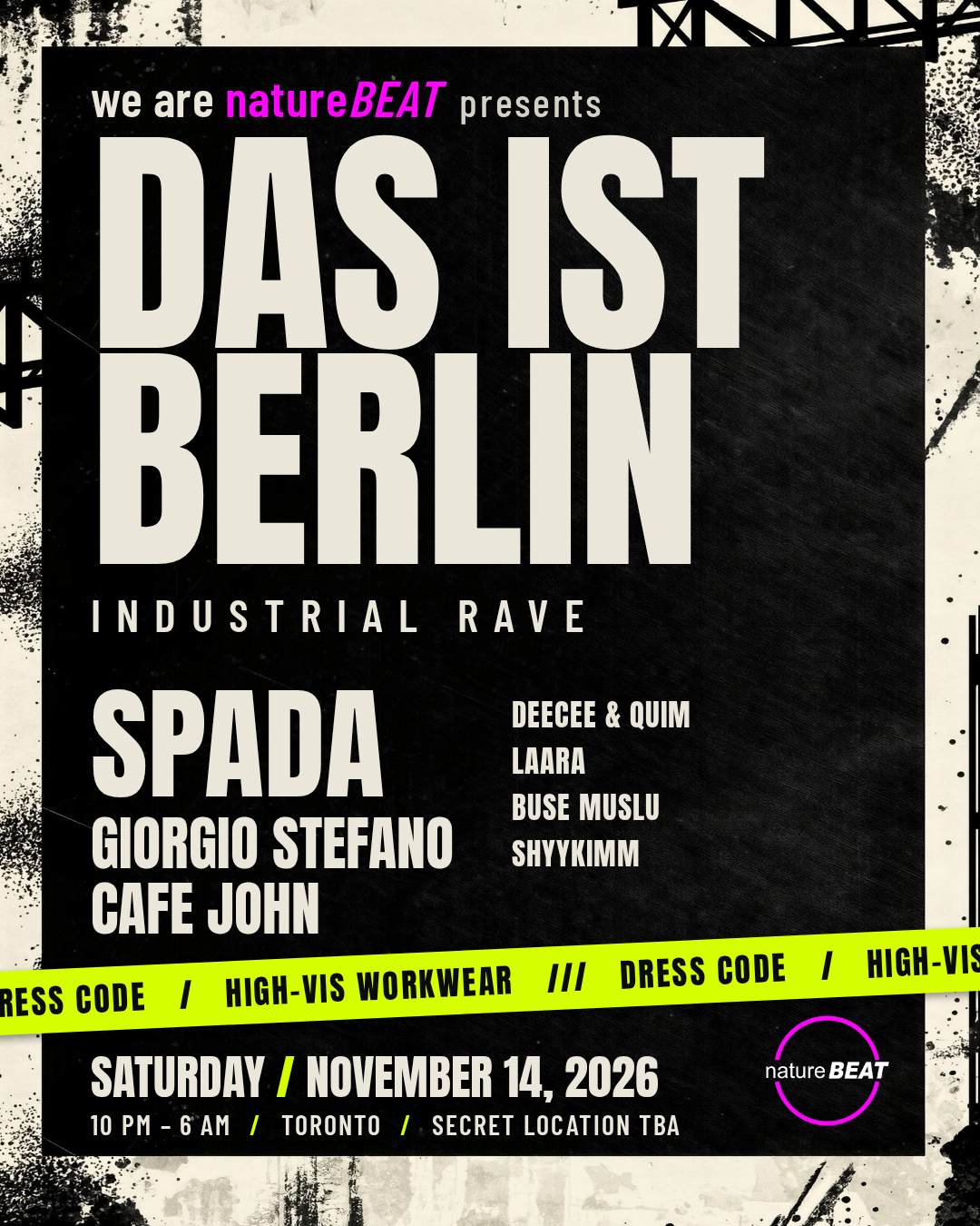 DAS IST BERLIN - Industrial Rave flyer