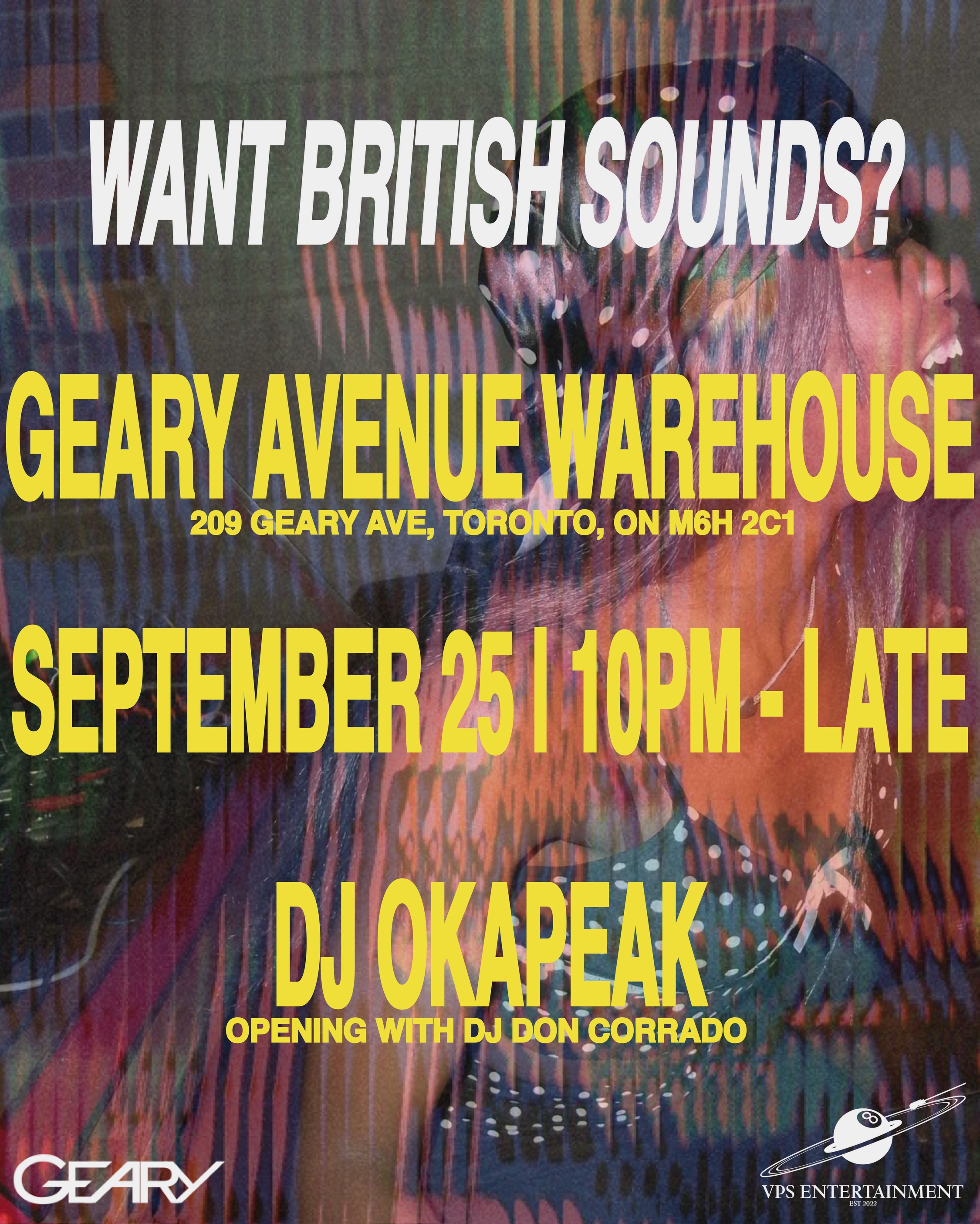 UK Rave Night event flyer